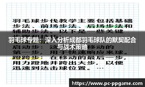 羽毛球专题：深入分析成都羽毛球队的默契配合与战术策略